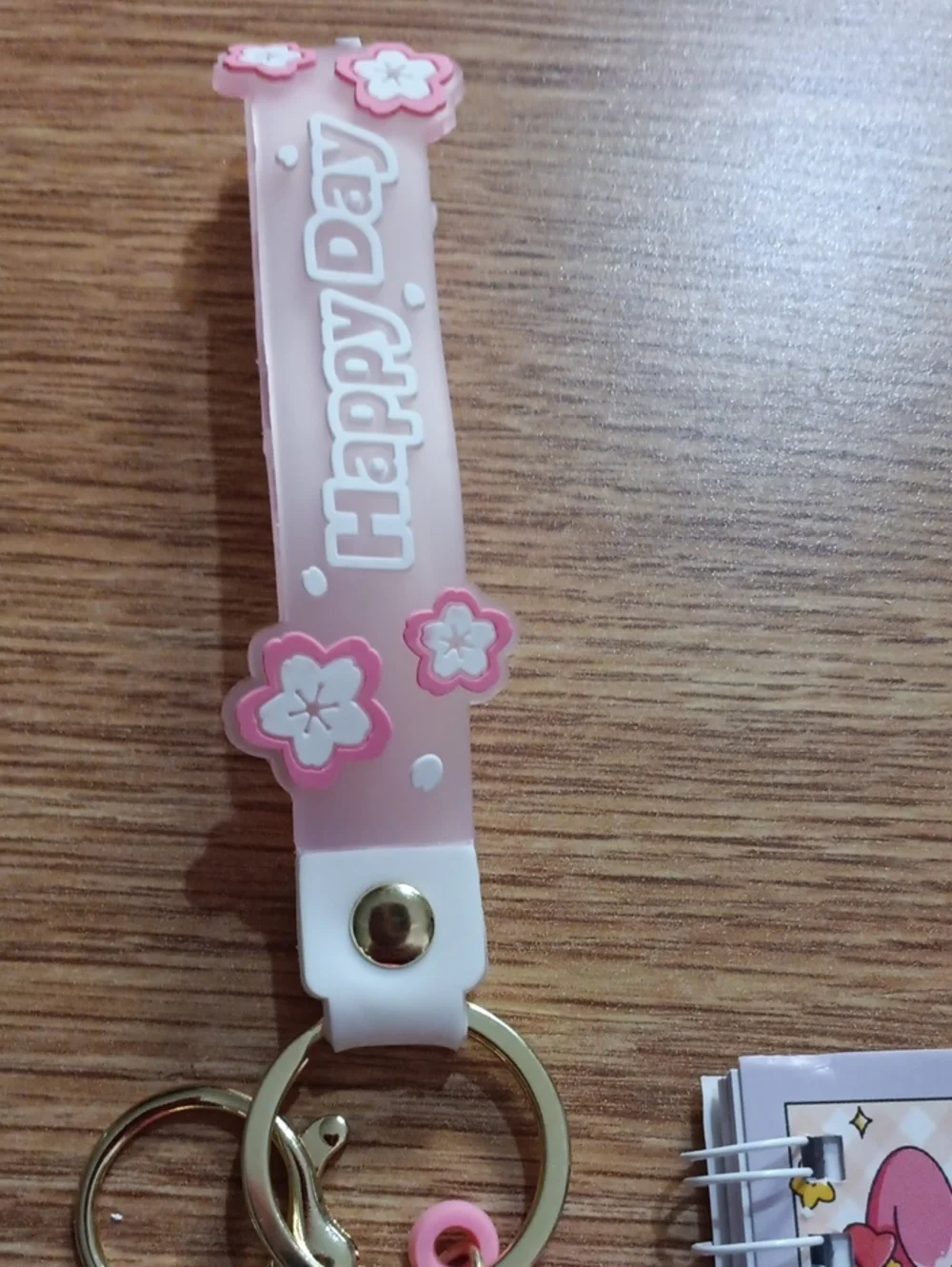 Kuromi Keychain And Mini Noteboon Bundle